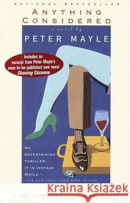 Anything Considered Peter Mayle 9780679762683 Vintage Books USA