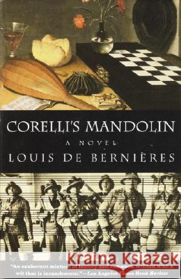 Corelli's Mandolin Louis d 9780679763970 Vintage Books USA