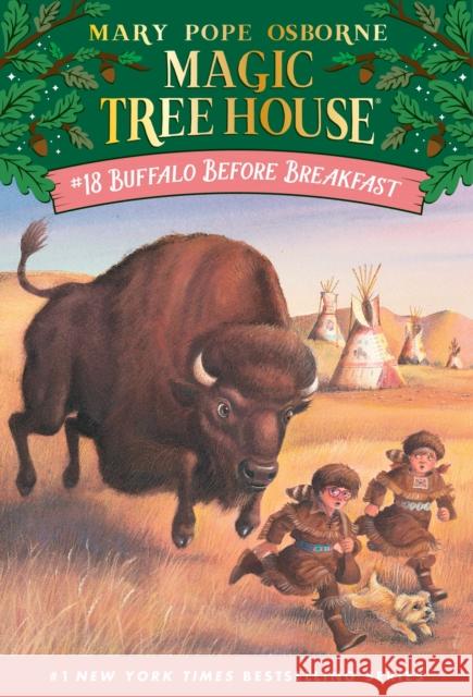 Magic Tree House 18 Buffalo Before Breakfast Mary Pope Osborne Salvatore Murdocca 9780679890645 Random House Children's Books