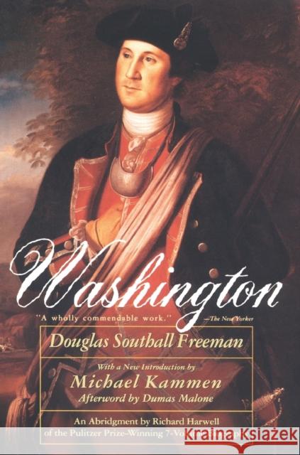 Washington Douglas Southall Freeman 9780684826370 Scribner Book Company