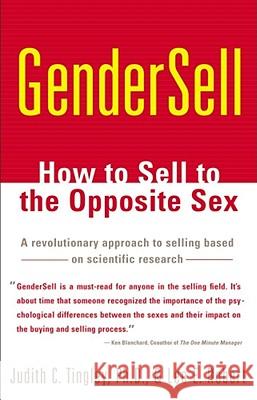 Gendersell: How to Sell to the Opposite Sex Tingley, Judith C. 9780684864372 Touchstone Books