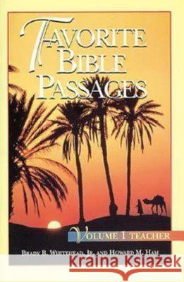 Favorite Bible Passages Volume 1 Leader Ham, Howard M. 9780687071890 Abingdon Press