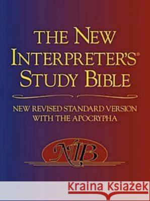 New Interpreter's Study Bible-NRSV Walter J. Harrelson 9780687278329 