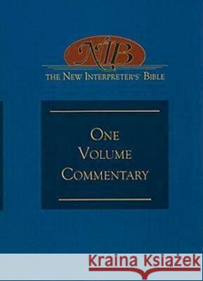 The New Interpreter's(r) Bible One-Volume Commentary David L. Petersen Beverly Gaventa 9780687334117 Abingdon Press