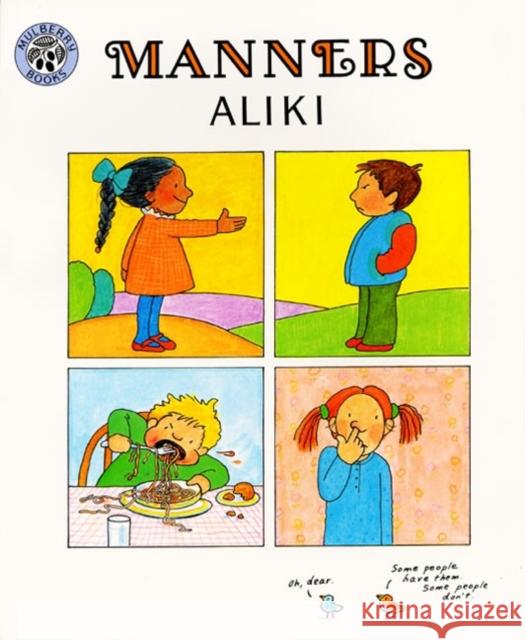Manners Aliki 9780688045791