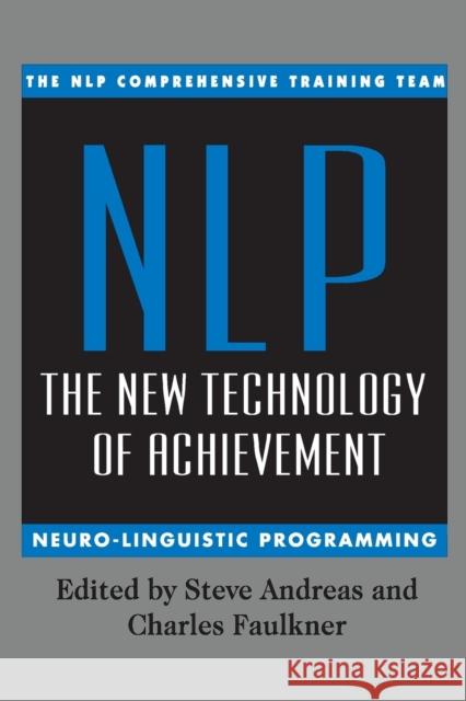 Nlp: The New Technology Steve Andreas Comprehensive Nlp 9780688146191 HarperCollins Publishers