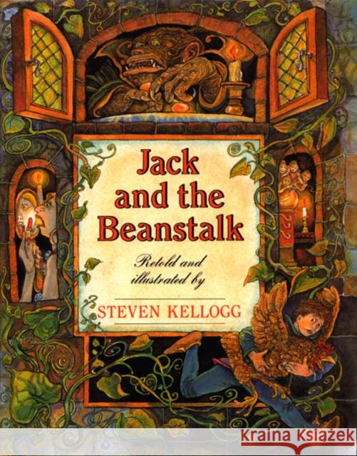 Jack and the Beanstalk Steven Kellogg Steven Kellogg 9780688152819 HarperTrophy