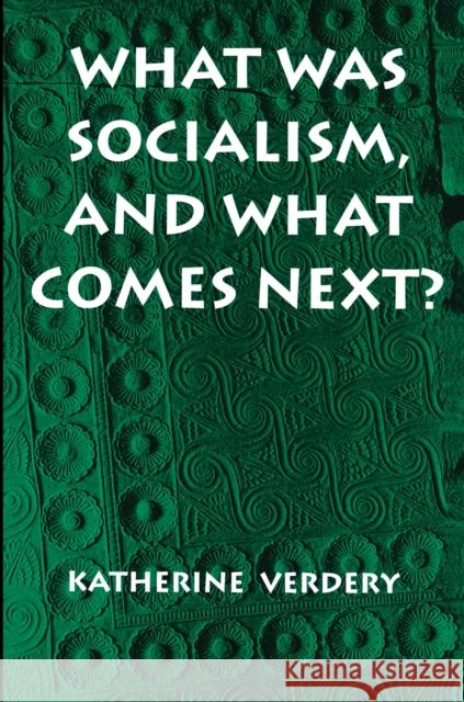 What Was Socialism, and What Comes Next? Katherine Verdery 9780691011325 Princeton University Press