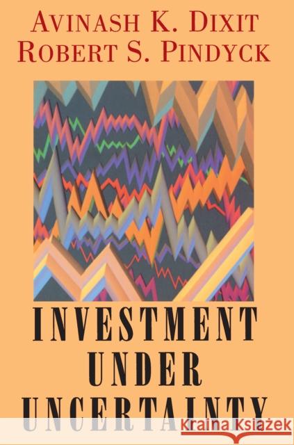 Investment Under Uncertainty Dixit, Robert K. 9780691034102 Princeton University Press