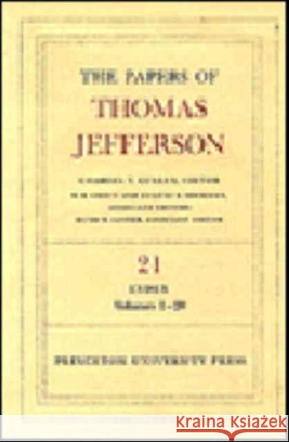 The Papers of Thomas Jefferson, Volume 21: Index, Vols. 1-20 Jefferson, Thomas 9780691046877