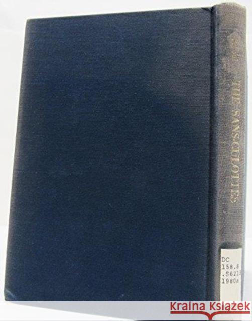 The Sans-Culottes: The Popular Movement and Revolutionary Government, 1793-1794 Albert Soboul Remy Inglis Hall  9780691053202 Princeton University Press