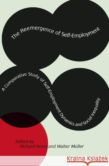 The Reemergence of Self-Employment: A Comparative Study of Self-Employment Dynamics and Social Inequality Arum, Richard 9780691117577 Princeton University Press