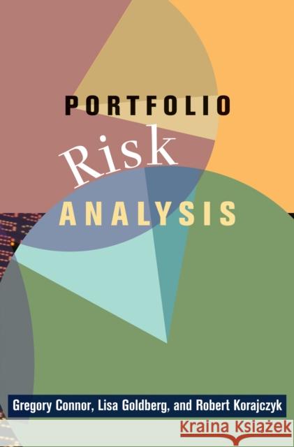 Portfolio Risk Analysis Gregory Connor 9780691128283 0