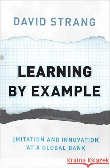 Learning by Example: Imitation and Innovation at a Global Bank Strang, David 9780691142180 0