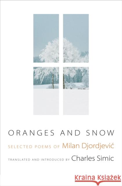 Oranges and Snow: Selected Poems of Milan Djordjevic Djordjevic, Milan 9780691142463