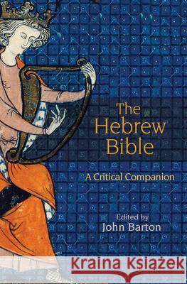The Hebrew Bible: A Critical Companion Barton, John 9780691154718 John Wiley & Sons
