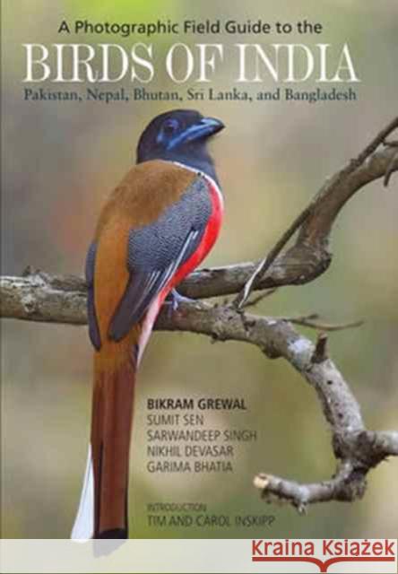 A Photographic Field Guide to the Birds of India, Pakistan, Nepal, Bhutan, Sri Lanka, and Bangladesh Grewal, Bikram; Sen, Sumit; Singh, Sarwandeep 9780691176499 John Wiley & Sons