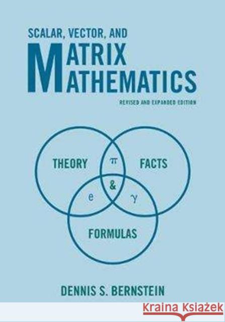 Scalar, Vector, and Matrix Mathematics: Theory, Facts, and Formulas - Revised and Expanded Edition Bernstein, Dennis S. 9780691176536 John Wiley & Sons