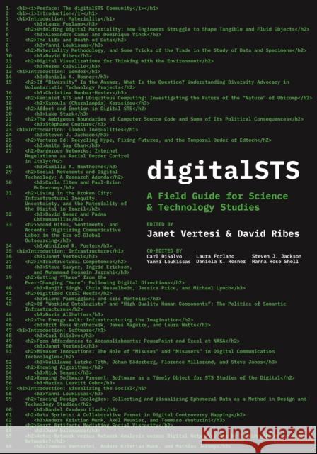 Digitalsts: A Field Guide for Science & Technology Studies Janet Vertesi David Ribes 9780691187082 Princeton University Press