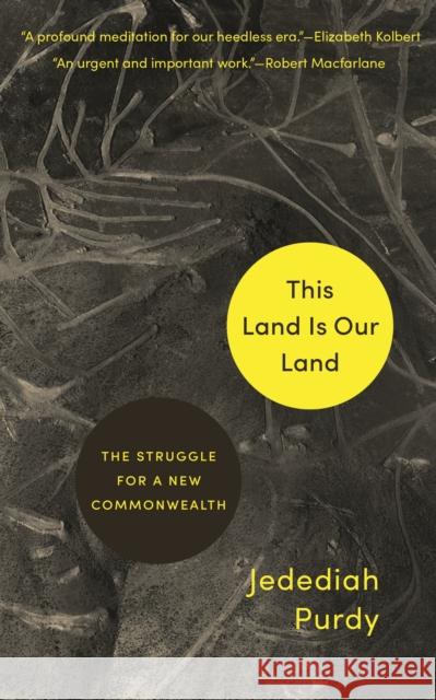 This Land Is Our Land: The Struggle for a New Commonwealth Purdy, Jedediah 9780691195643 Princeton University Press