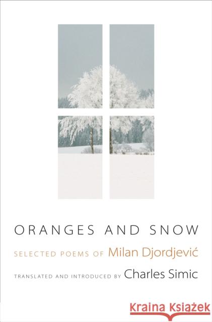 Oranges and Snow: Selected Poems of Milan Djordjevic Milan Djordjevic Charles Simic 9780691205960