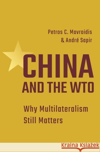 China and the Wto: Why Multilateralism Still Matters Petros Mavroidis Andre Sapir 9780691206592 Princeton University Press