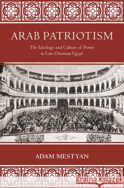 Arab Patriotism: The Ideology and Culture of Power in Late Ottoman Egypt Adam Mestyan 9780691209012 Princeton University Press