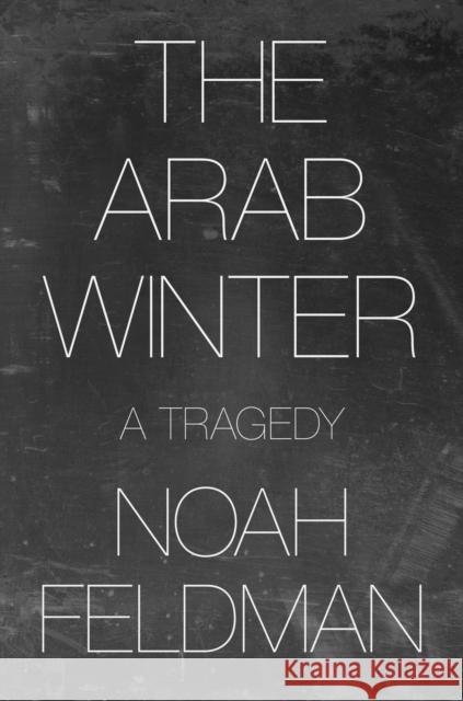 The Arab Winter: A Tragedy Noah Feldman 9780691227931 Princeton University Press