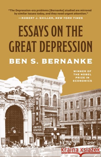 Essays on the Great Depression Ben S. Bernanke 9780691254135 Princeton University Press
