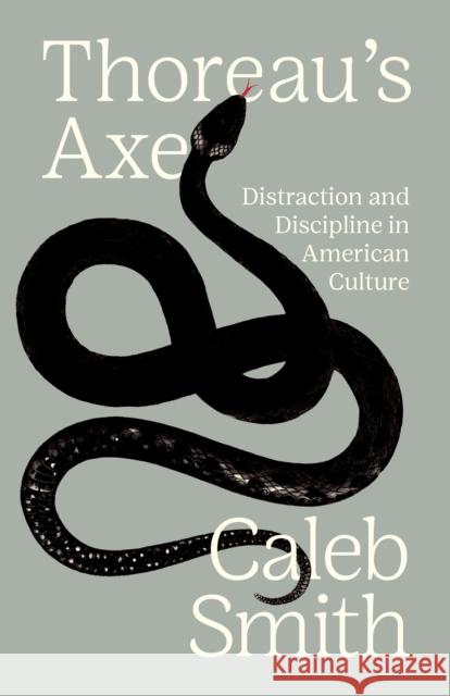 Thoreau's Axe: Distraction and Discipline in American Culture Caleb Smith 9780691256023