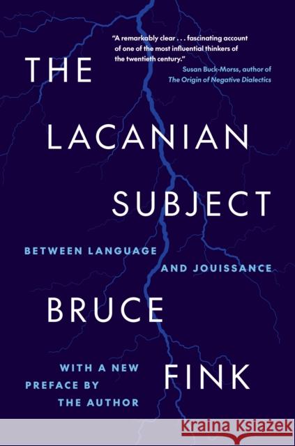 The Lacanian Subject: Between Language and Jouissance Bruce Fink 9780691272917 Princeton University Press