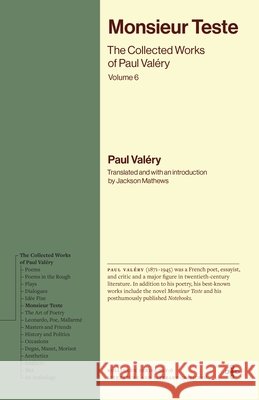 Monsieur Teste Paul Valery 9780691292908