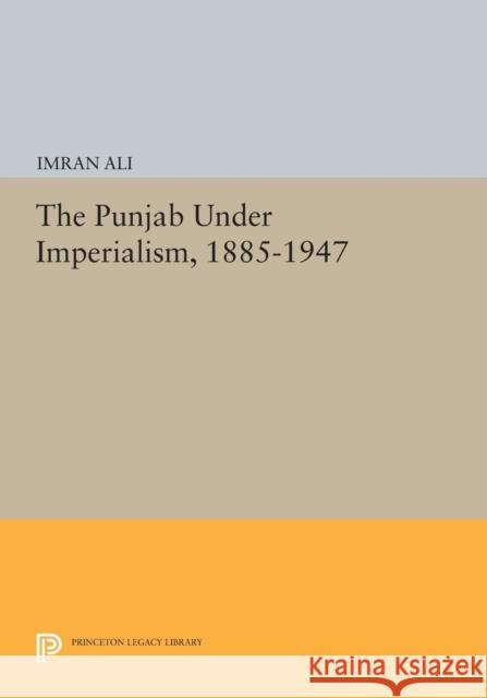 The Punjab Under Imperialism, 1885-1947 Ali, I 9780691602356 John Wiley & Sons