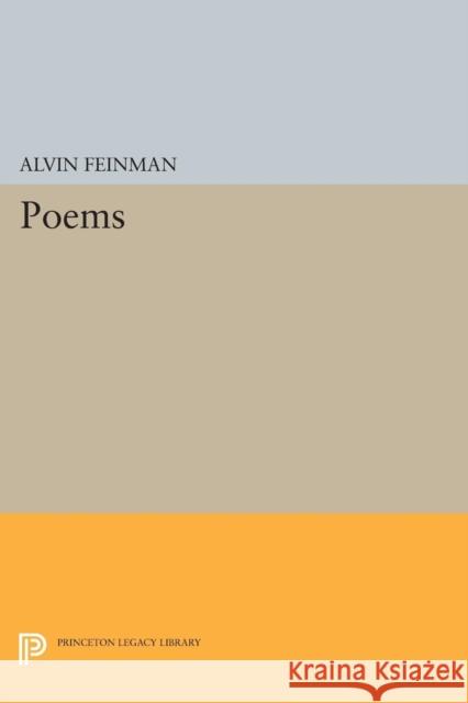 Poems Feinman, A 9780691602592 John Wiley & Sons