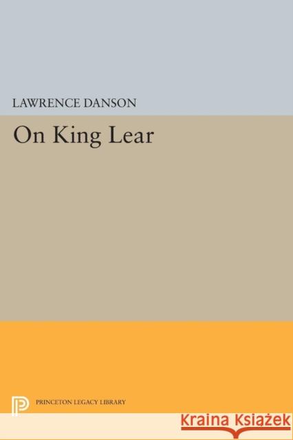 On King Lear Danson,  9780691609904