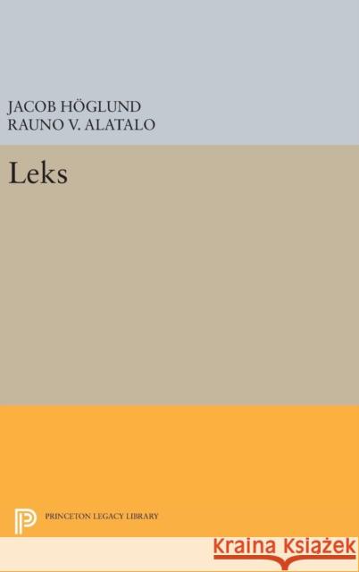 Leks Jacob Hoglund Rauno V. Alatalo 9780691634920