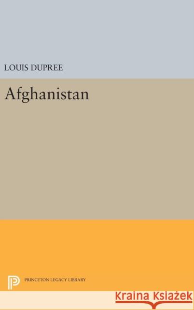 Afghanistan Louis Dupree 9780691643434