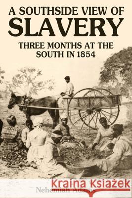 A Southside View of Slavery Nehemiah Adams 9780692271100 Confederate Reprint Company