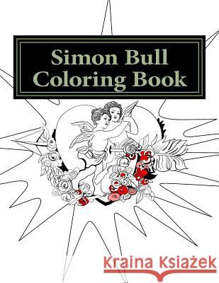 Simon Bull Coloring Book: Hearts Simon Bull 9780692620915
