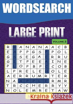 Word Search Large Print - Volume 2 Jamber Puzzles 9780692680087 Jamber Publishing