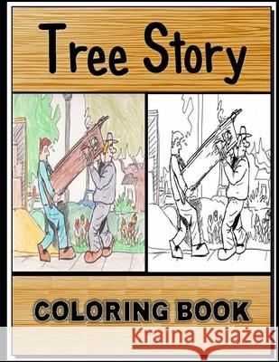 Tree Story Coloring Book Jere Silber 9780692692486 Morgan's Magical Media