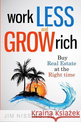 Work Less and Grow Rich: Buy Real Estate at the Right Time Jim Nissin 9780692740774 Matrix Financial Publishing, LLC