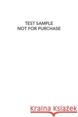 Test - Not for Purchase Jay McGee 9780692845219
