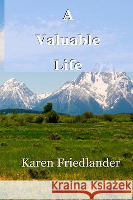 A Valuable Life Karen Friedlander 9780692967751 Marbrook Publishing