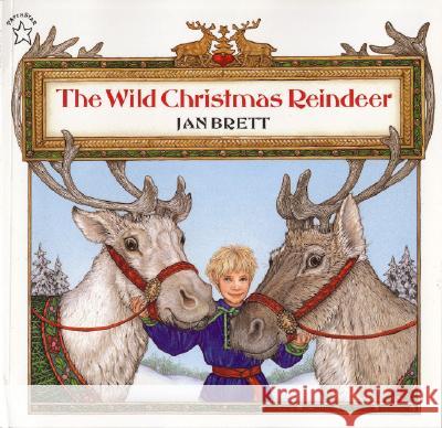 The Wild Christmas Reindeer Jan Brett 9780698116528 Putnam Publishing Group