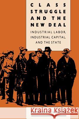 Class Struggle and the New Deal: Industrial Labor, Industrial Capital, and the State Levine, Rhonda F. 9780700604968 University Press of Kansas