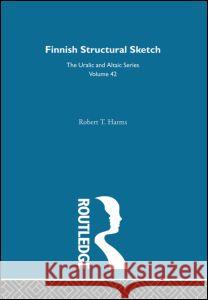 Finnish Structural Sketch Robert T. Harms 9780700708420
