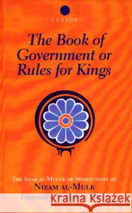 The Book of Government or Rules for Kings Hubert Darke 9780700712281 Taylor & Francis Ltd