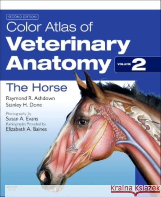 Color Atlas of Veterinary Anatomy, Volume 2, the Horse Ashdown, Raymond R. 9780702052293 0