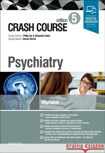 Crash Course Psychiatry Katie Fm Marwick 9780702073830